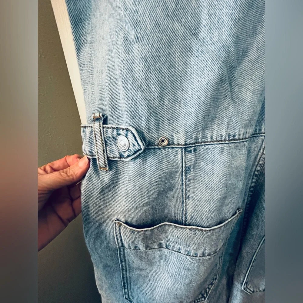 We The Free On The Run Cropped Coverall - Light Blue - Picture 5 of 7